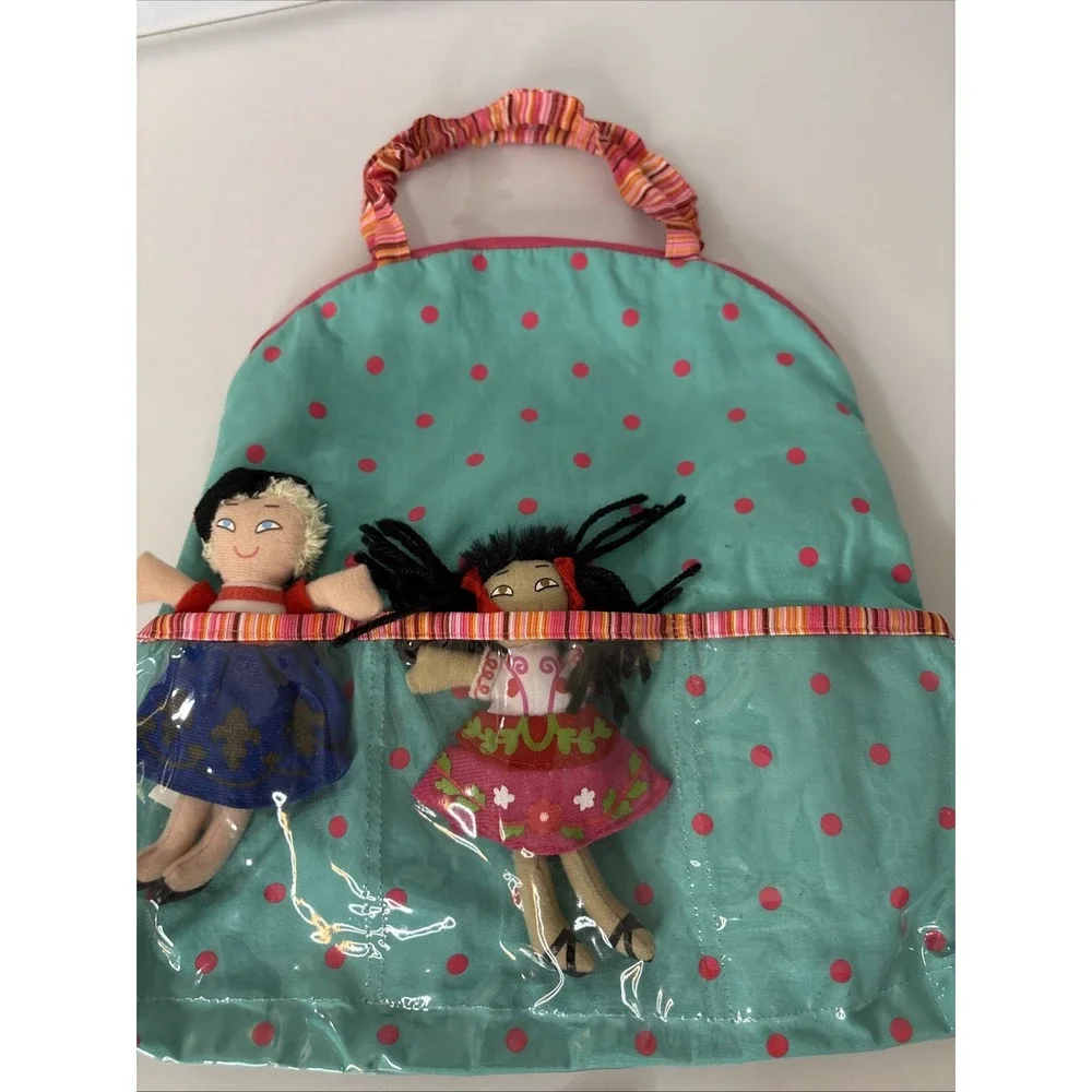 Culture Club Kids 5 Soft Dolls Carrying‎ Case International Spain France Swahili